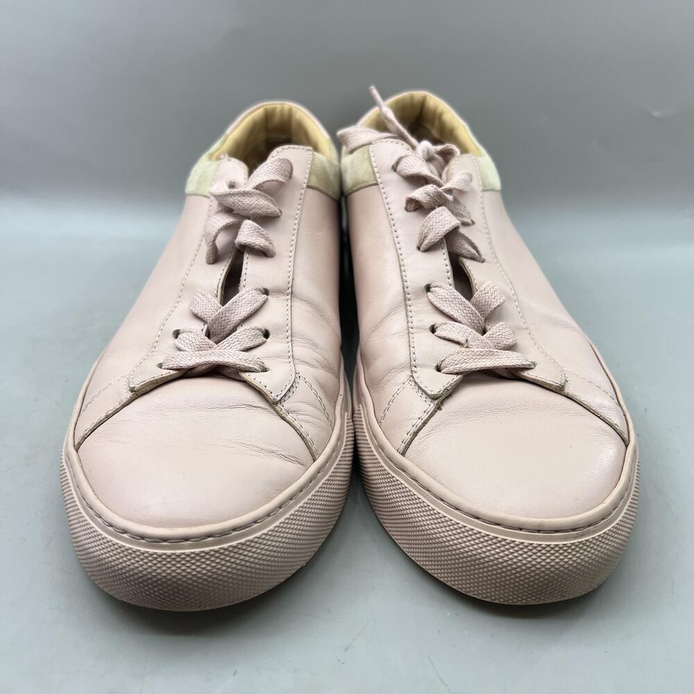 Koio Capri Casual Lace Up Shoes Men Size 10 Pink Comfort Made Italy Sneakers - Picture 2 of 9